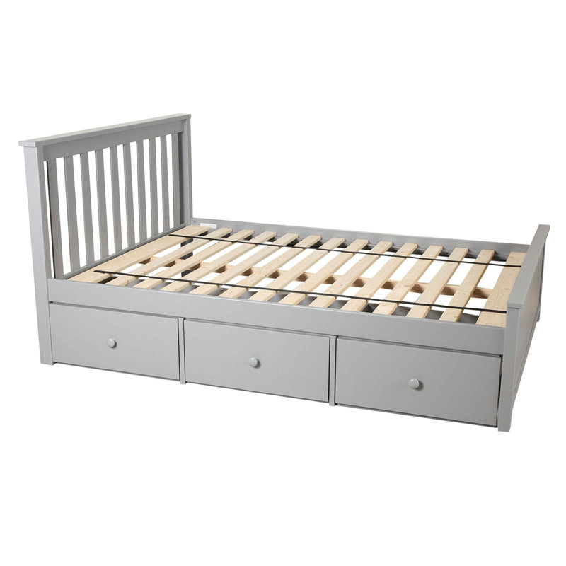Harriet Bee Peterlee Platform Bed With Storage Drawers Wayfair