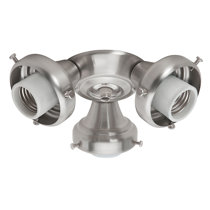 Brushed Nickel Ceiling Fan Light Kits You Ll Love In 2021 Wayfair