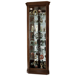 Go to store & view more images Brill Corner Curio Cabinet by Darby Home Co