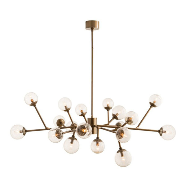 brass chandelier modern