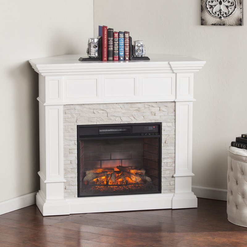 Contreras Corner Convertible Infrared Electric Fireplace Reviews
