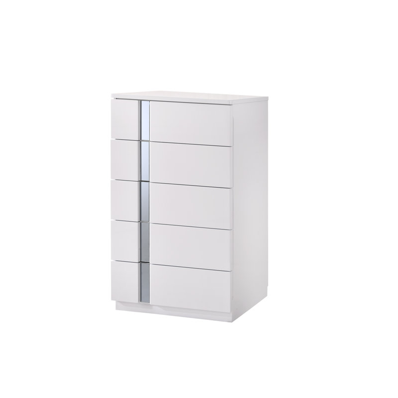 Wade Logan Lisbeth 5 Drawer Chest Reviews Wayfair