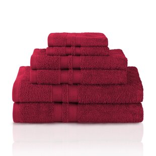 maroon bath towels