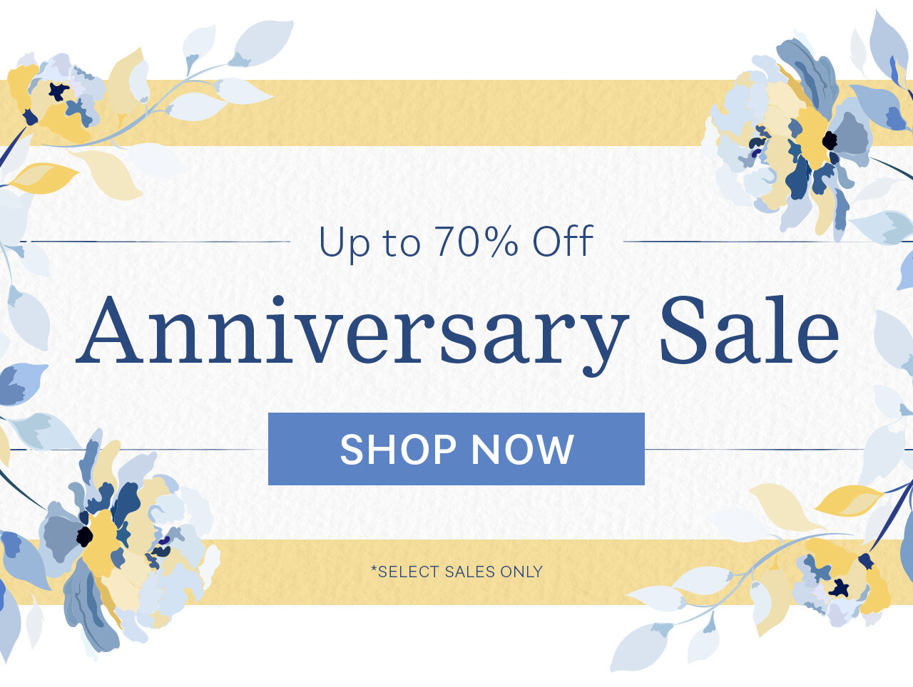 Anniversary Sale