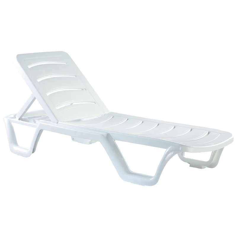 plastic sun lounger
