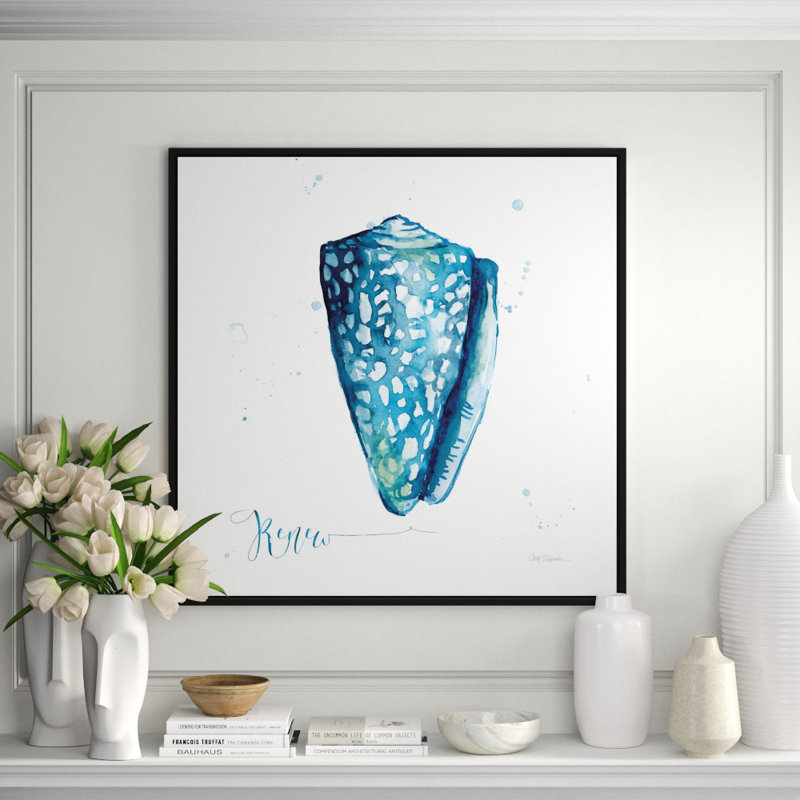 Jbass Grand Gallery Collection Blue Shell Renew Graphic Art Print On Canvas Perigold