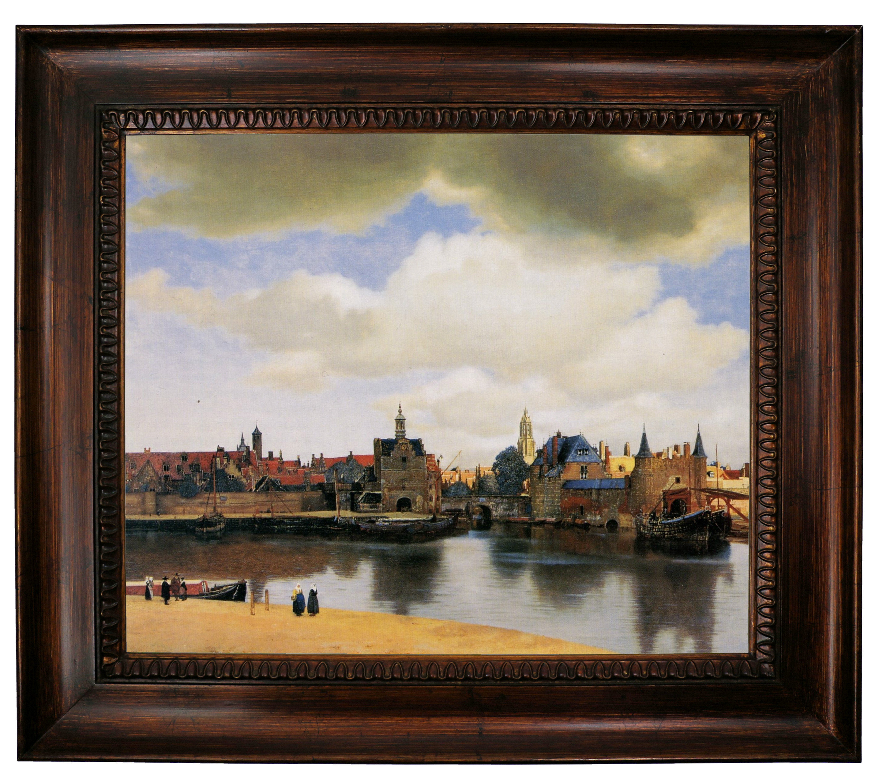Johannes Vermeer View of Delft Vintage Fine Art Print