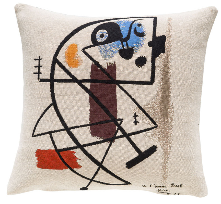 Throw Pillow - Shop Drew's Honeymoon House {Guest Bedrooms} #1931 #artdeco #Picasso #PropertyBrothers