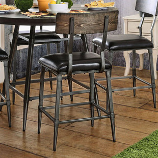 Caressee Industrial Dining Chair (Set Of 2) by 17 Stories Great price