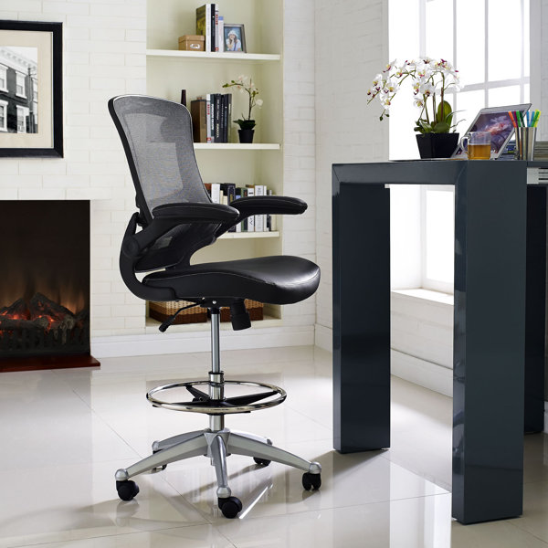 Wrought Studio Chaise De Dessinateur En Filet A Haut Dossier