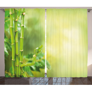 Asian Bamboo Door Curtains Wayfair