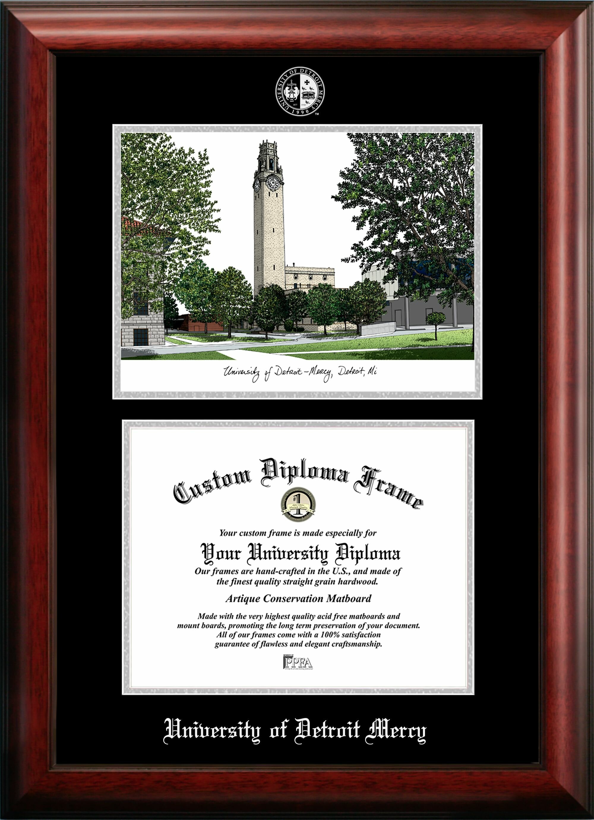 Campus Images University of Detroit Picture Frame | Wayfair