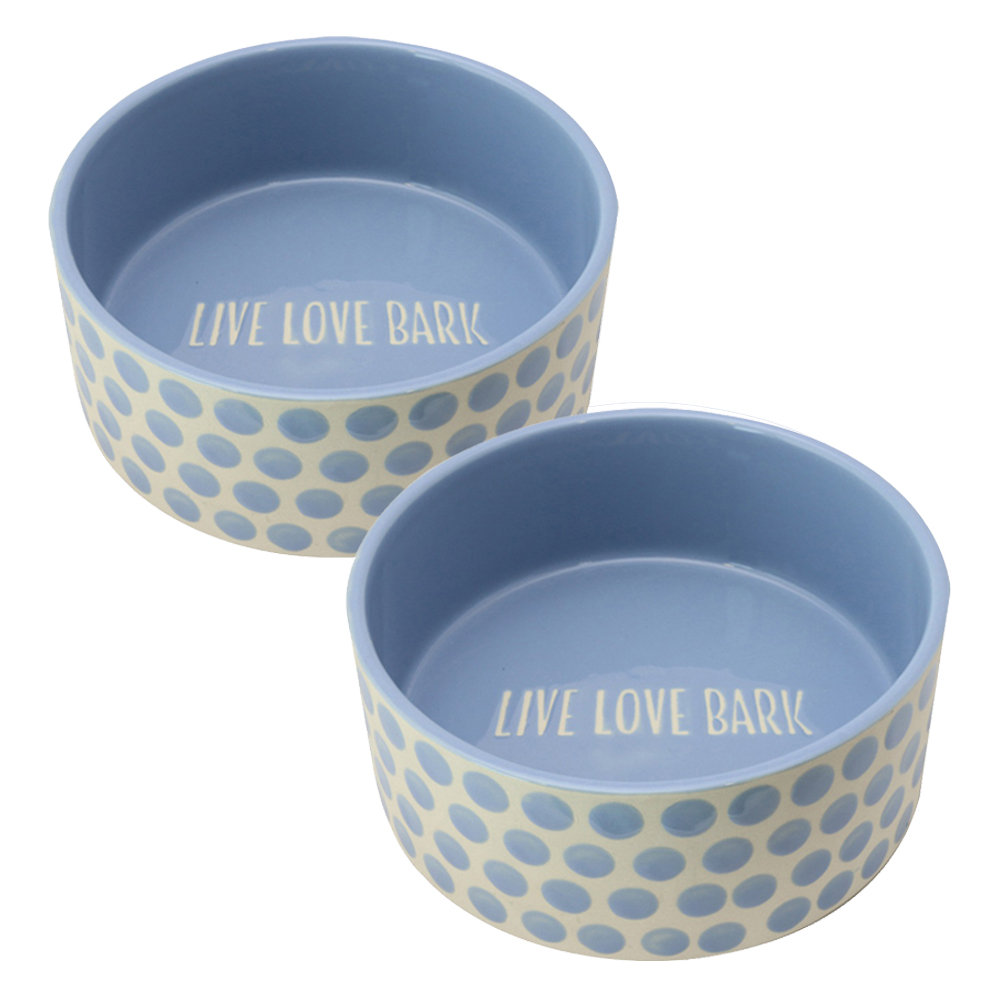 Coastline Imports Fido's Diner Dots Ceramic Pet Bowl & Reviews Wayfair