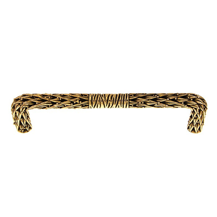 Vicenza Designs San Michele Finger Pull Antique Nickel Polished Gold Hardware Cabinet Hardware