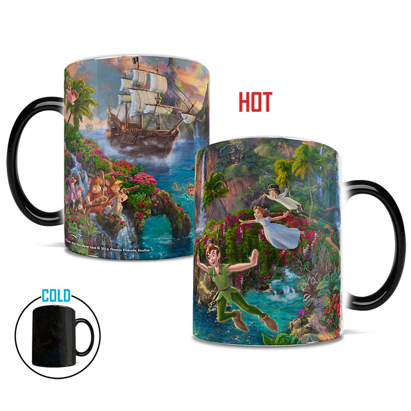Morphing Mugs Thomas Kinkade Disney S Peter Pan S Neverland
