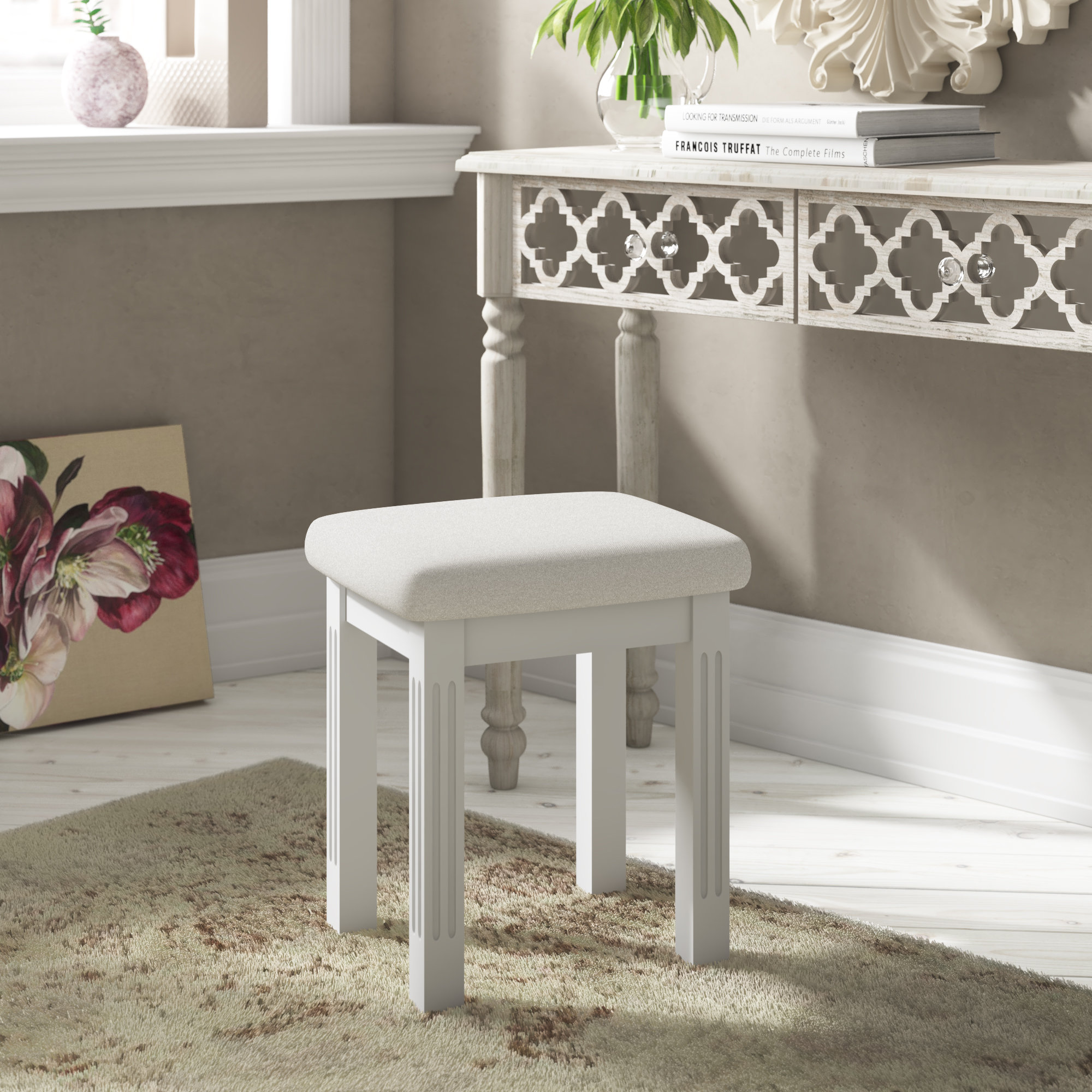 dressing room stool