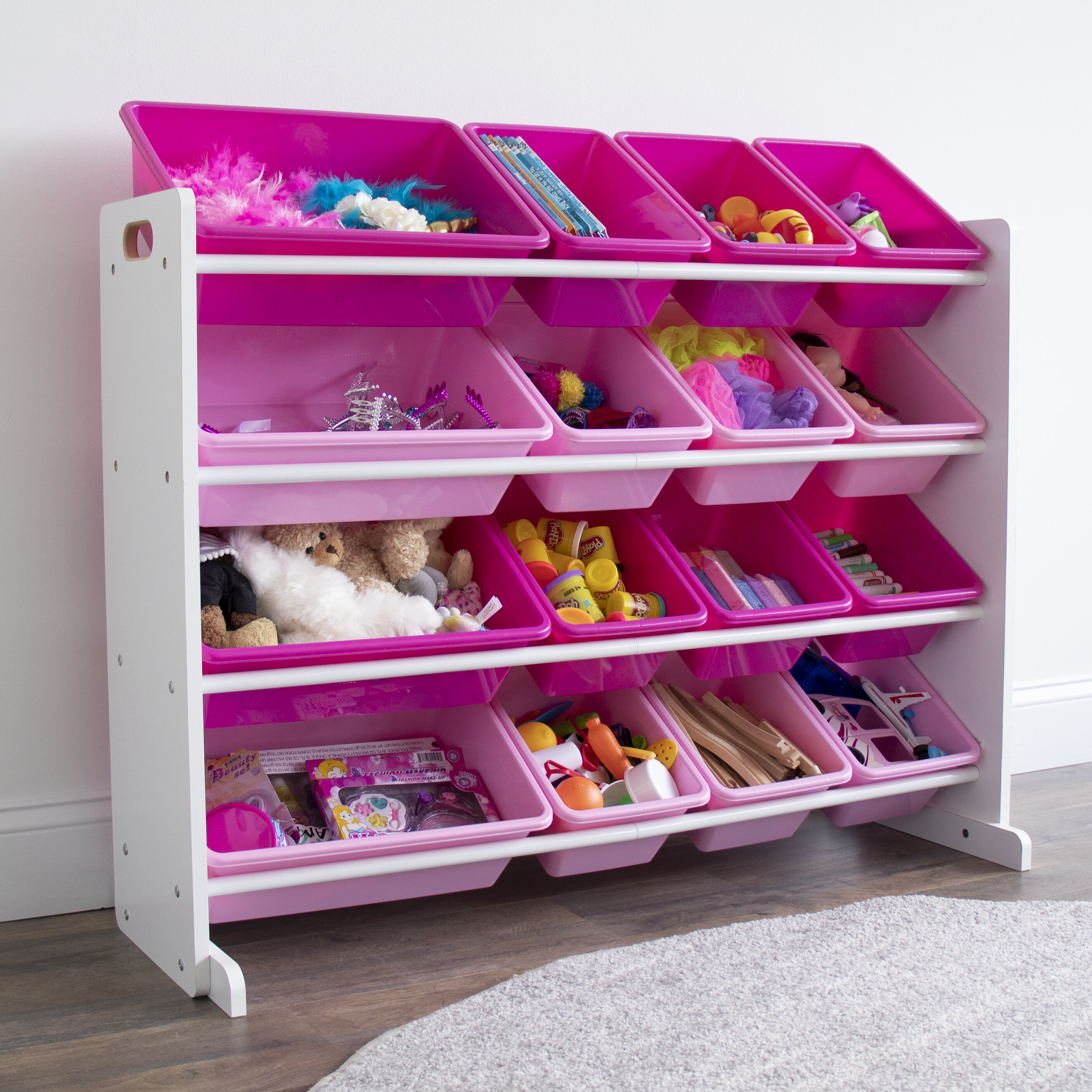 pink toy organizer