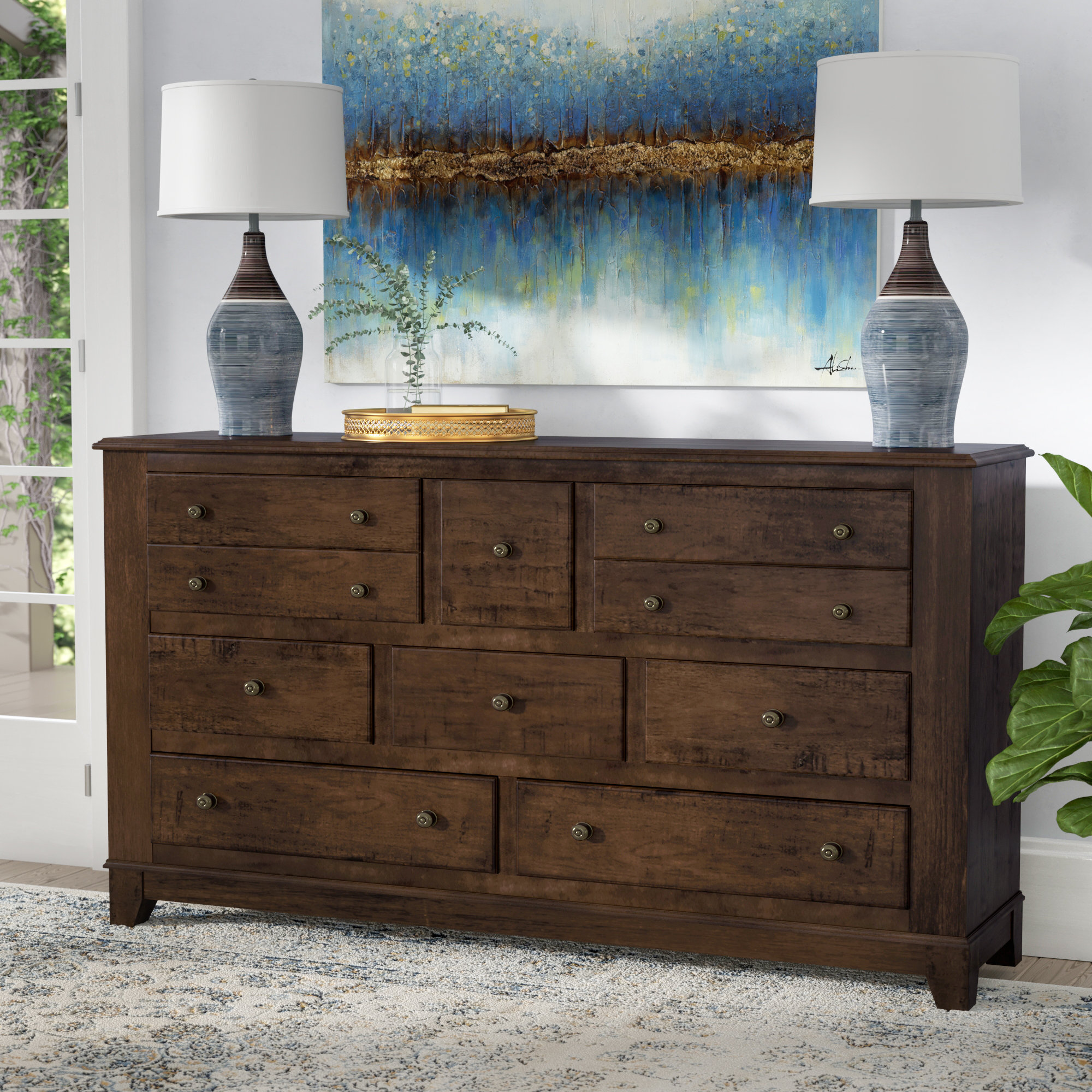 Millwood Pines Lando 8 Drawer Dresser Reviews Wayfair