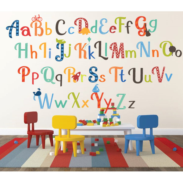 Animal Nursery Wall Decals Kidsline Caramel Kisses Alphabet