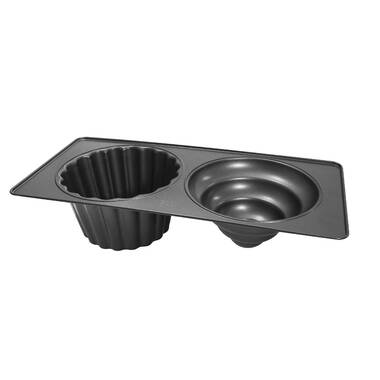 Oneida 12 Cup Non-Stick Covered Muffin Pan,metallic 