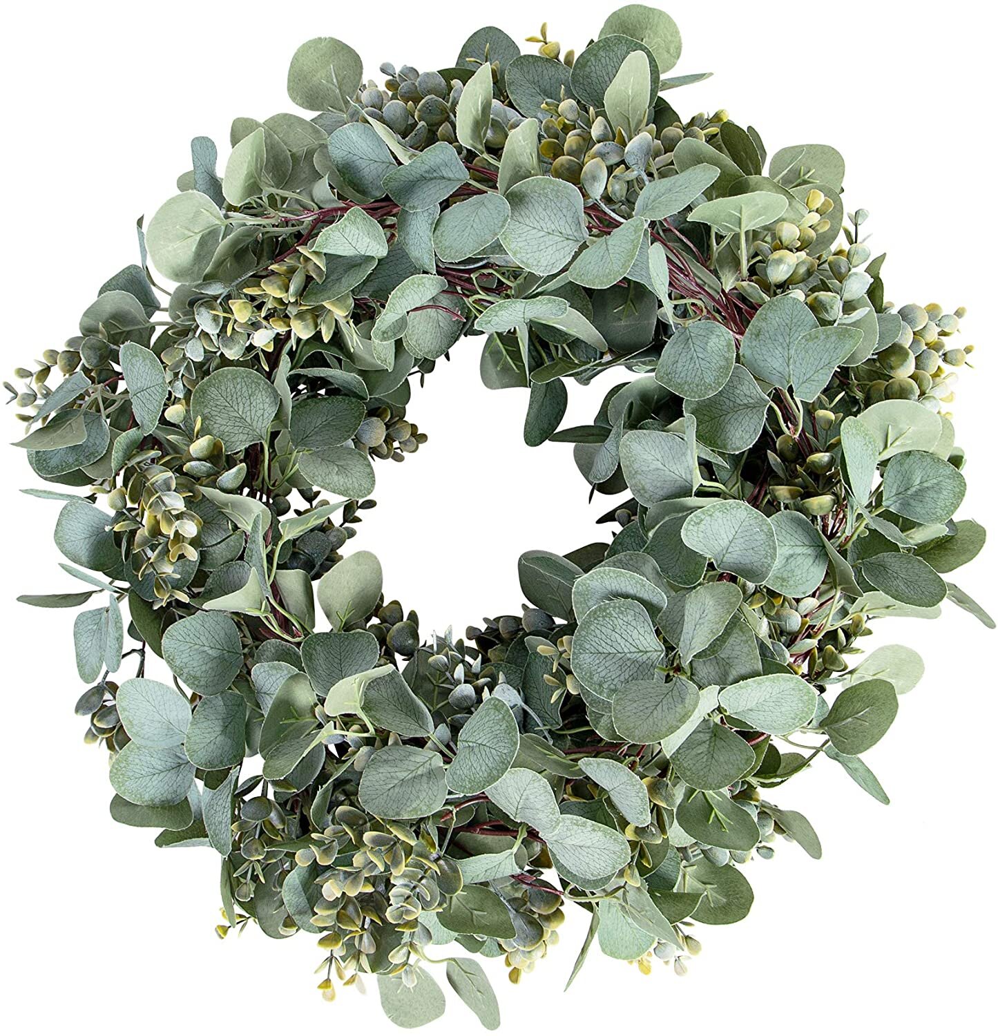 6 Frosted Green 4.6 ft Artificial Foliage Greenery Garlands Wedding Decorations 