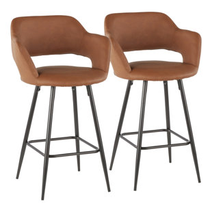 leather bar stools with backs
