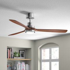 Led Ceiling Fans With Lights You Ll Love Wayfair Co Uk