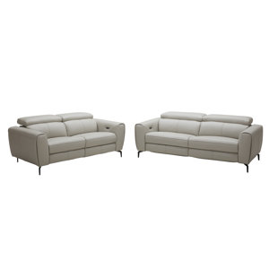 Go to store & view more images Nakale Leather Reclining Sofa by Orren Ellis