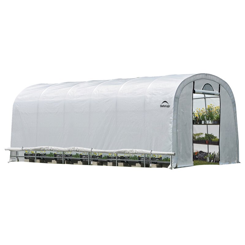 GrowIT Heavy Duty 12 ft. x 24 ft. Round Greenhouse