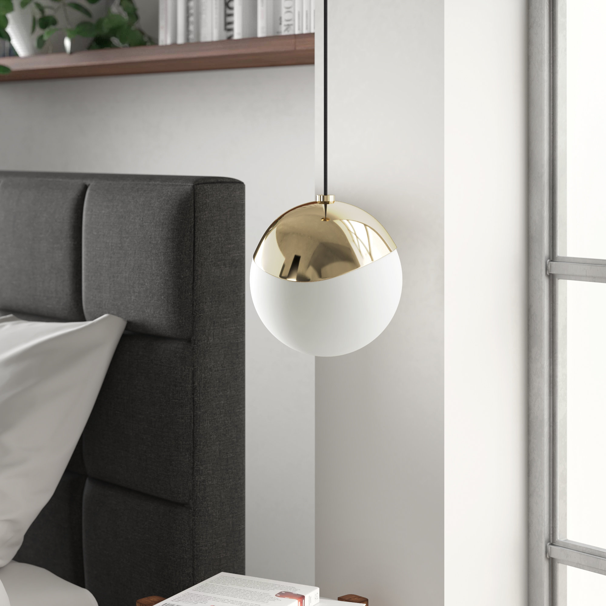 Molena 1 Light Single Globe Pendant Reviews Allmodern