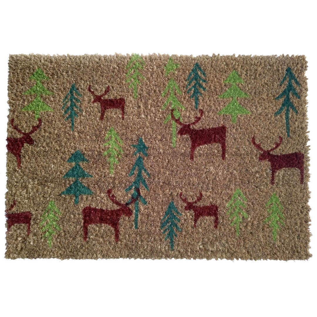 Christmas Coir Door Mat