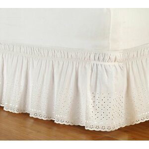 Eyelet Wrap Around Bed Skirt