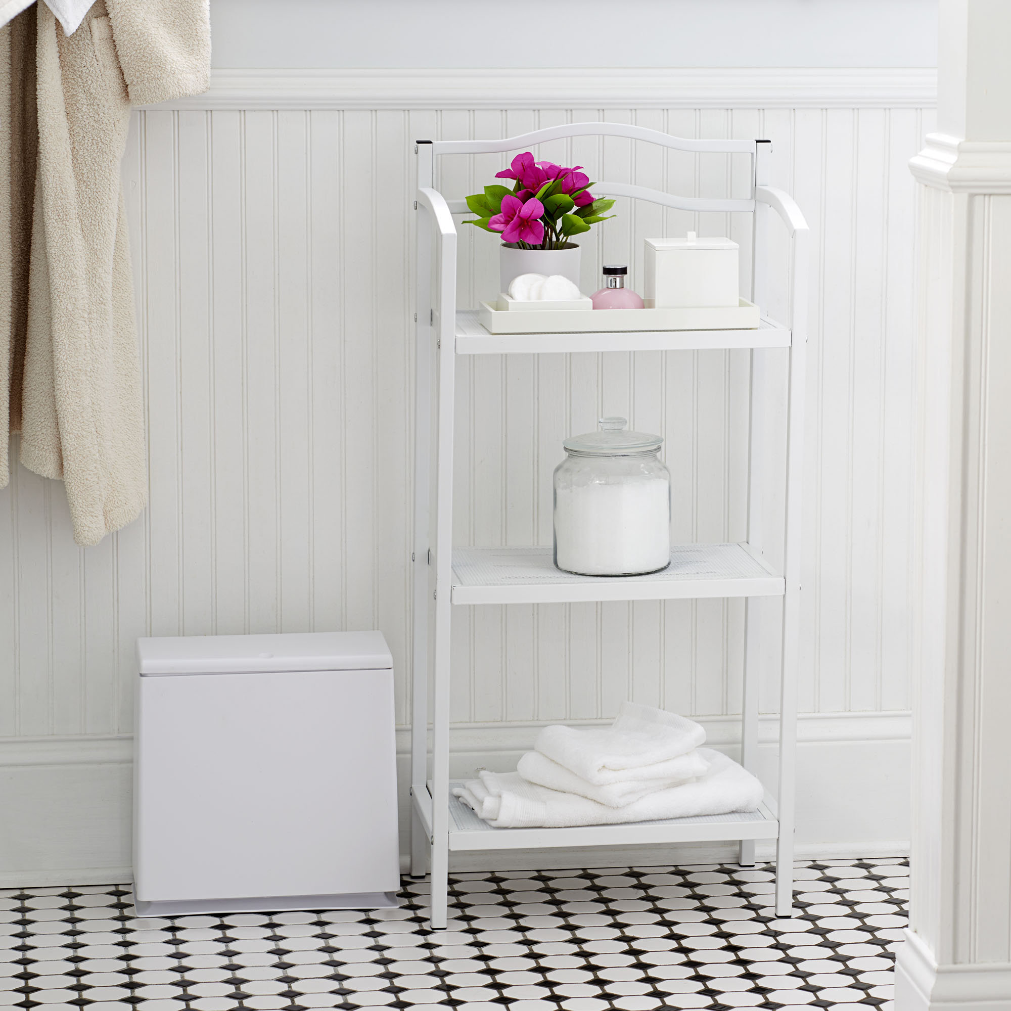 Winston Porter Tarbes 17'' W x 35'' H x 10.5'' D Free-Standing Bathroom ...