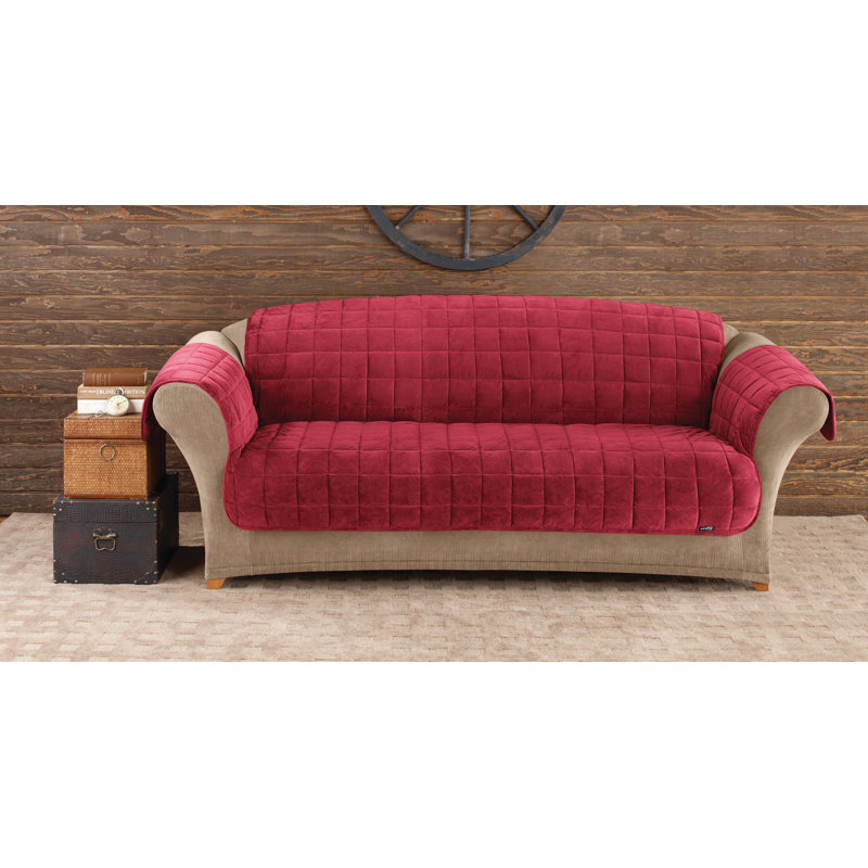 Sure Fit Deluxe Comfort Box Cushion Sofa Slipcover Reviews Wayfair