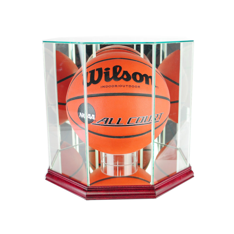 Perfect Cases And Frames Octagon Basketball Display Case Wayfair