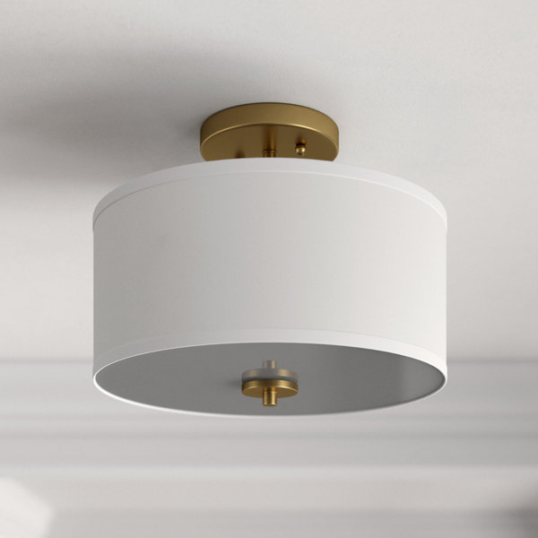 flush mount drum pendant light