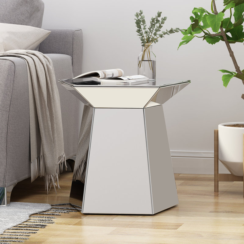 Everly Quinn Hearne Pentagon End Table & Reviews | Wayfair
