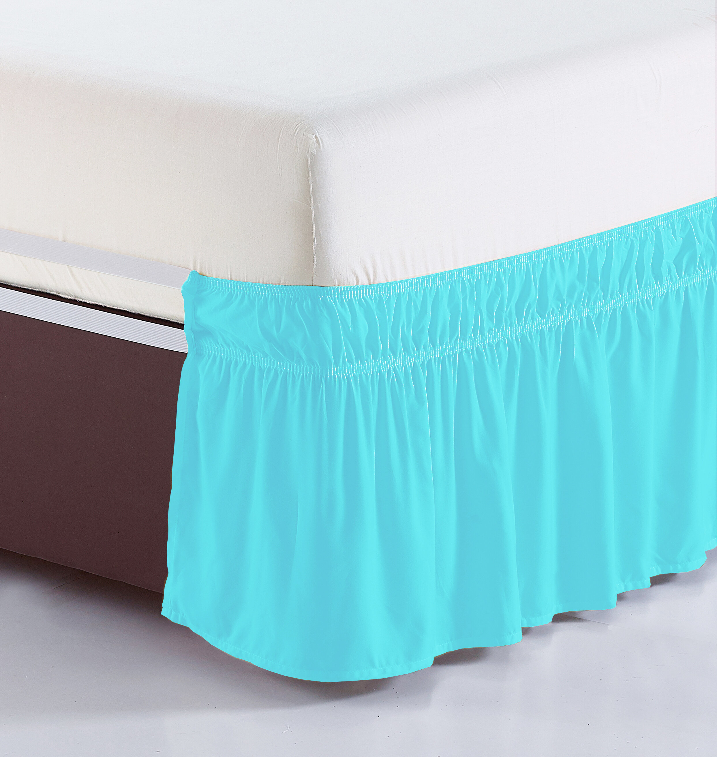 cal king bed skirt 16 inch drop