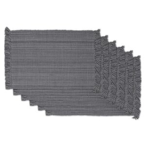 Fringe Variegated Placemat (Set of 6)