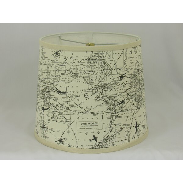Pure White Cotton Fabric Drum Lampshade Ceiling Light Shade Statement 