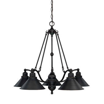 Millwood Pines Arwen Mule Deer 4 Light Shaded Classic Traditional Chandelier Wayfair
