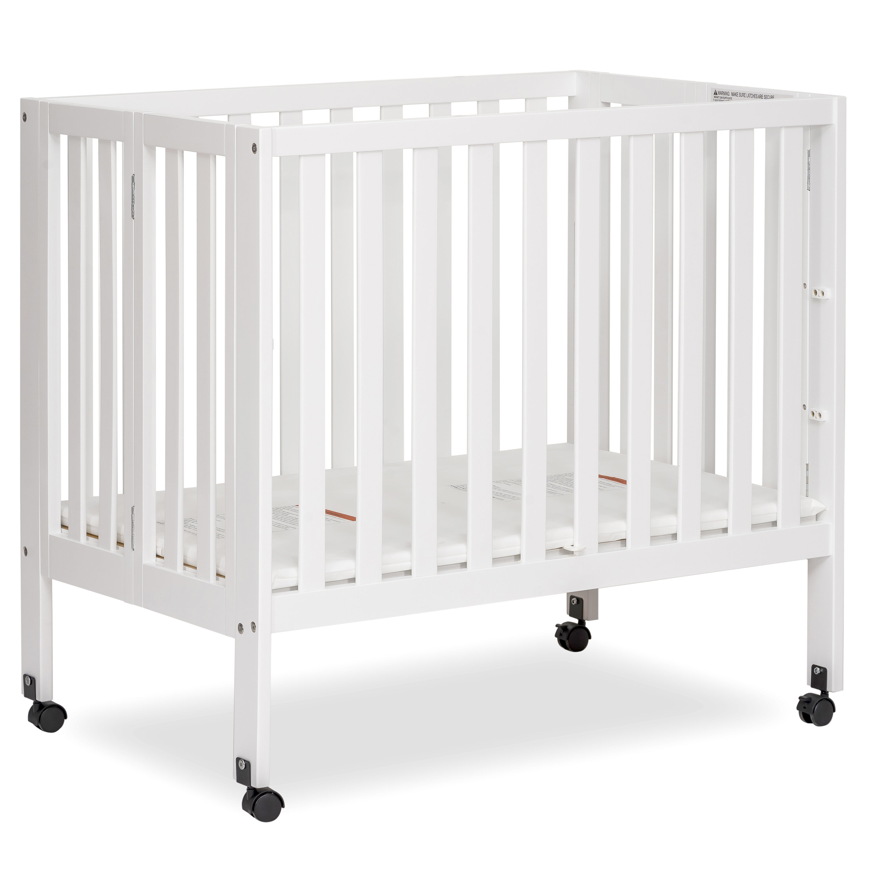 white small crib