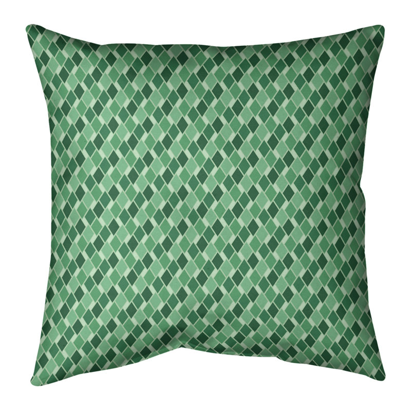 Ebern Designs Leffel Retro Diamonds Throw Pillow Wayfair