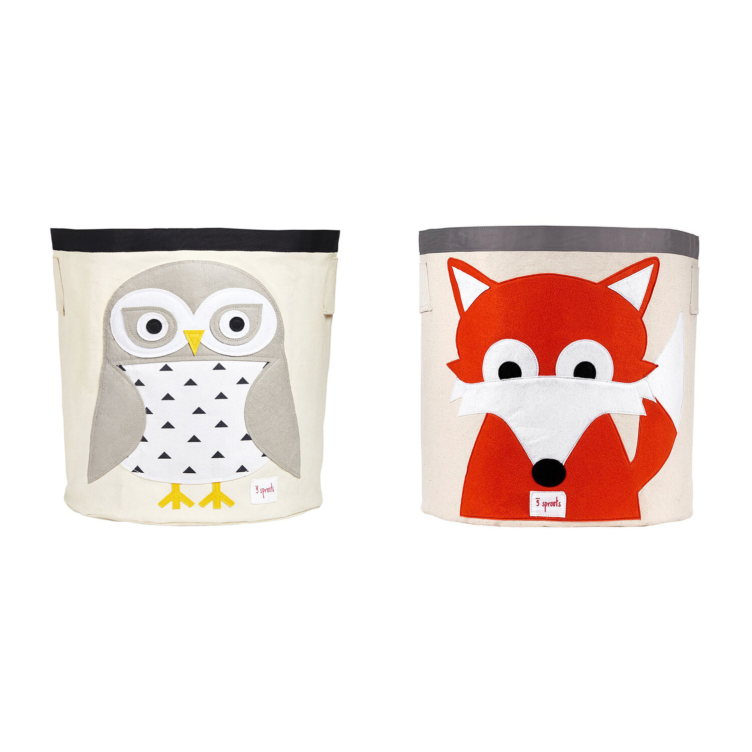 3 sprouts owl storage bin