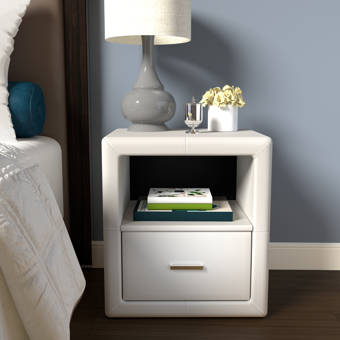 Bungalow Rose Stevensville 3 Drawer Nightstand Wayfair