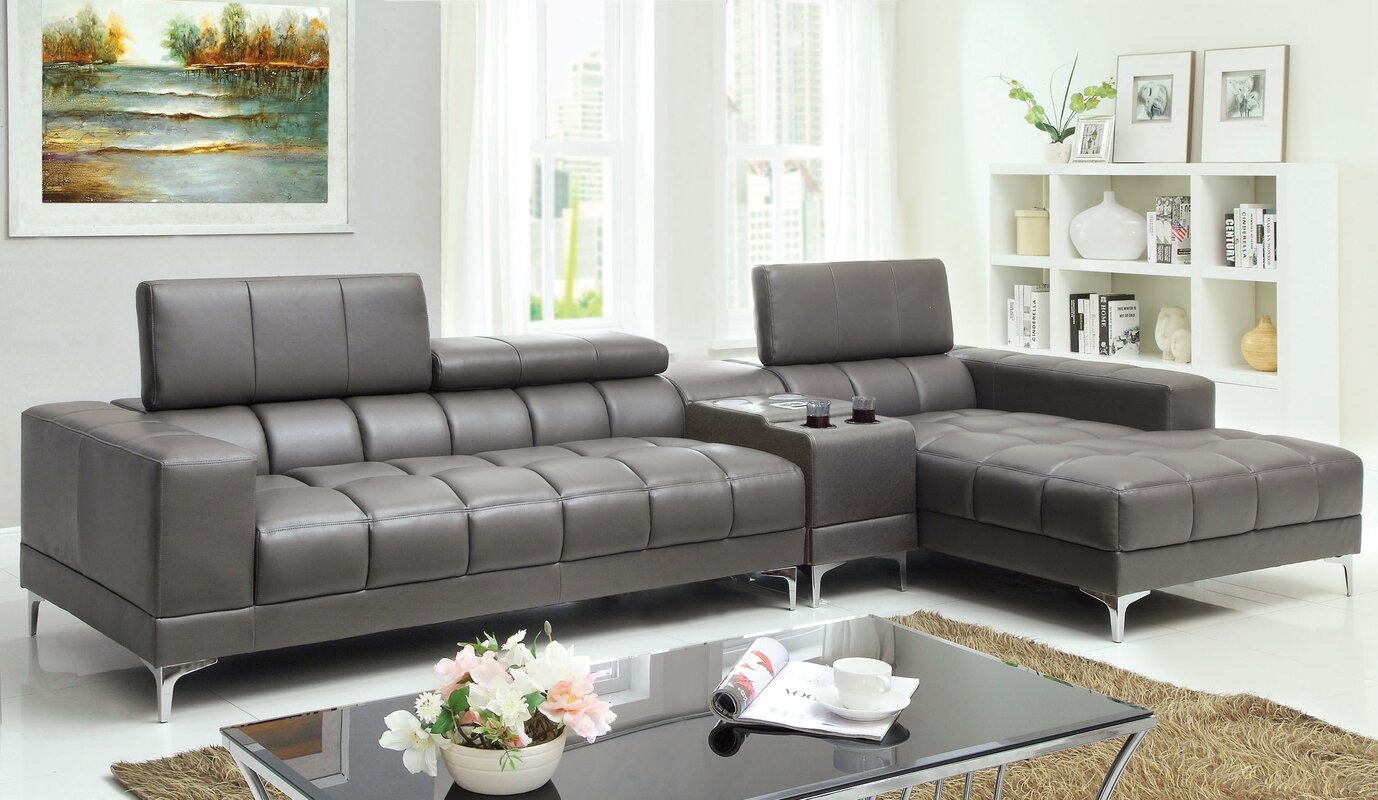 Derrikke Reversible Reclining Sectional Sofa