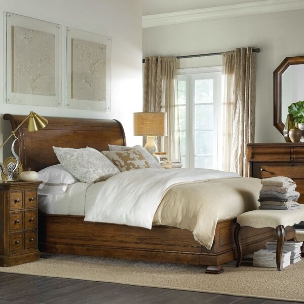 Hooker Furniture Archivist Sleigh Bed | Perigold