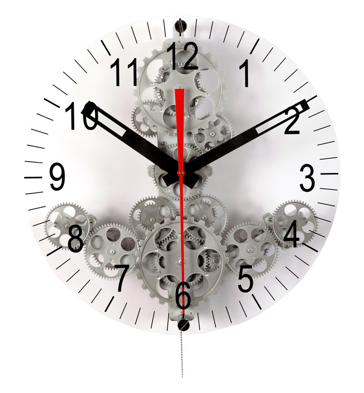 Moving Gear Wall Clock Moving Gear Wall Clock