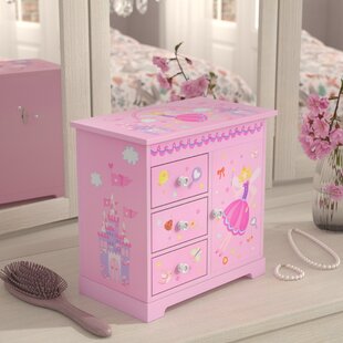 Details about   RR ROUND RICH DESIGN Kids Musical Jewelry Box for Girls with Drawer and Jewelry 