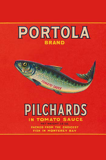 Buyenlarge Portola Brand Pilchards Vintage Advertisement Wayfair
